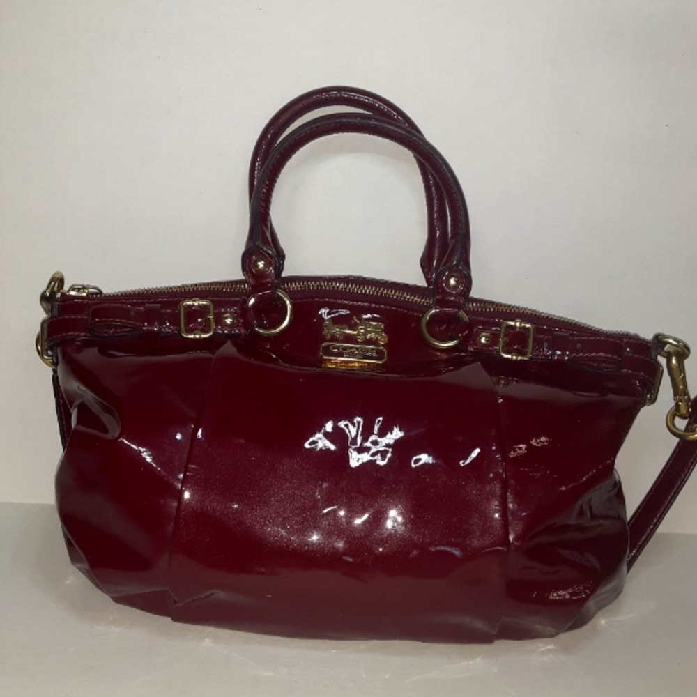 COACH Red leather bag
